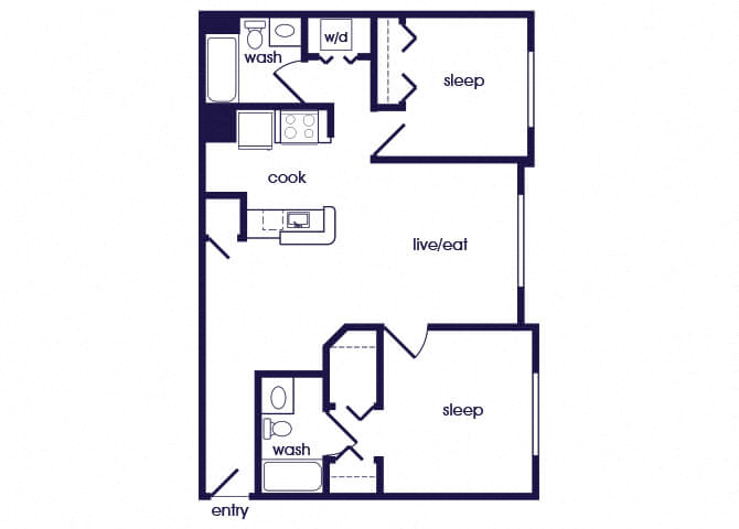 Suite A Floorplan